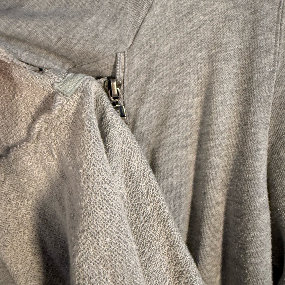 Mystree Light Gray Ruffle Cardigan - Picture 8 of 8